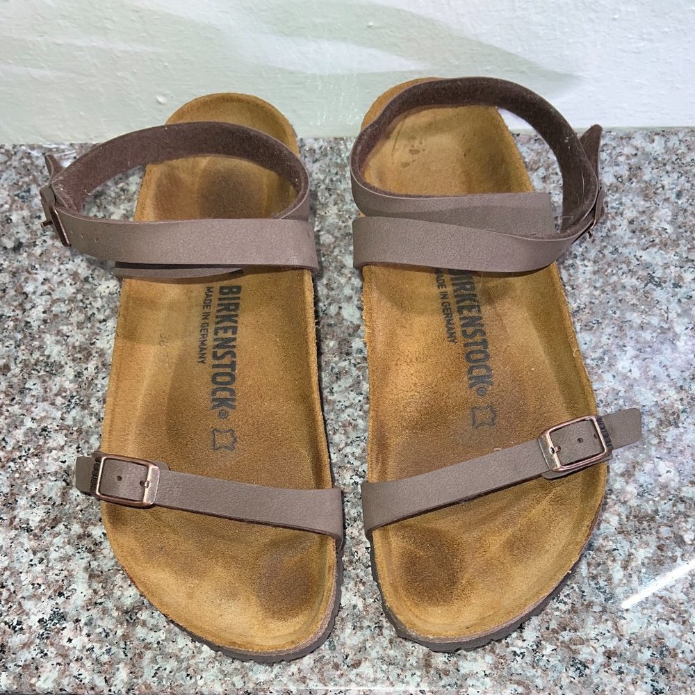 Birkenstock Daloa mocha sz 38 7/7.5